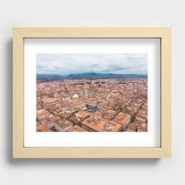 Historic Centre of Florence Recessed Framed Print