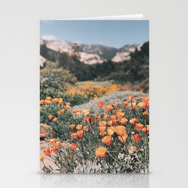 California Poppies // Santa Barbara, CA Stationery Cards