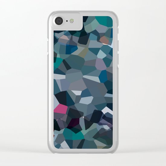 Ash Moon Love Clear iPhone Case