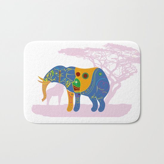 Africa's Rainbow Bath Mat