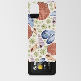 Summer Seashell Rustic Pattern Android Card Case