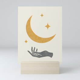 Moonlight Hand Mini Art Print