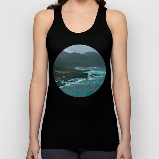 Big Sur Rocky Shore Unisex Tank Top