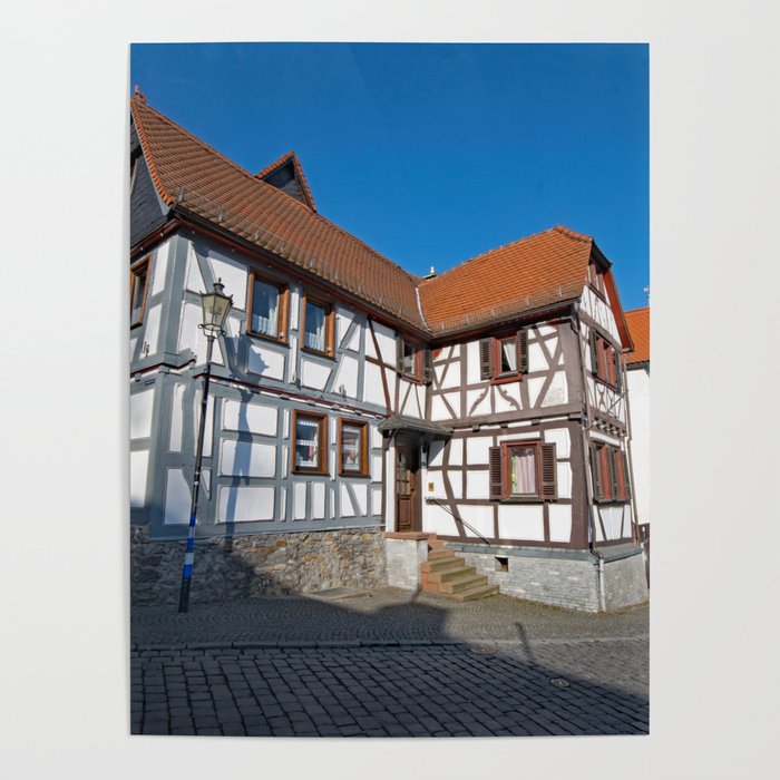 Germany Photography - Medieval House In Germany Poster