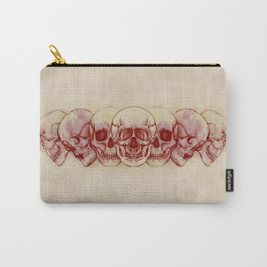 Sequential Skulls Carry-All Pouch