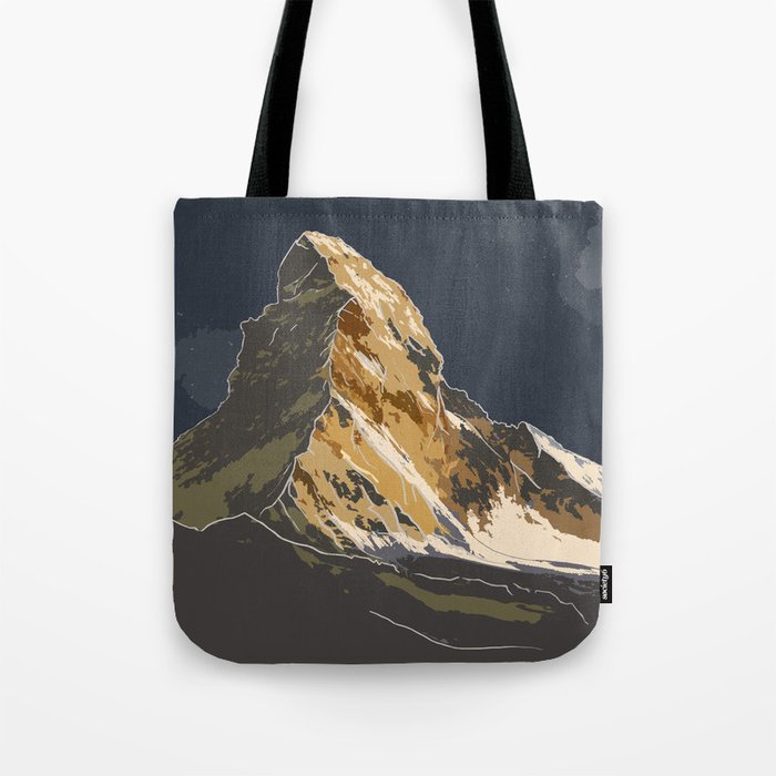 Midnight Matterhorn Tote Bag