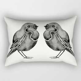 Little Blackbirds Rectangular Pillow