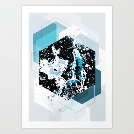 Geometric Textures 4 Art Print