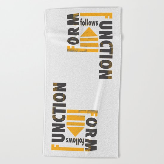Forming the Quote Beach Towel