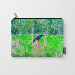 Raven Carry-All Pouch | Norfolk, Valenines, Naturereserve, Nature, Wicca, Bird, Norwich, Birthday, Crow, Color 