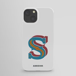 Abridor Type Design S iPhone Case