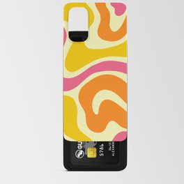 Warped Swirl Marble Pattern (pink/orange/yellow) Android Card Case
