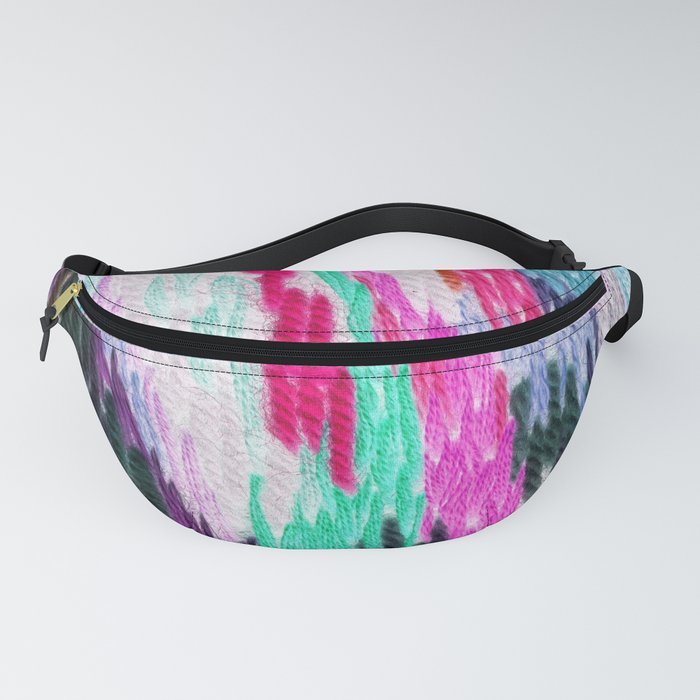 embroidered fanny pack