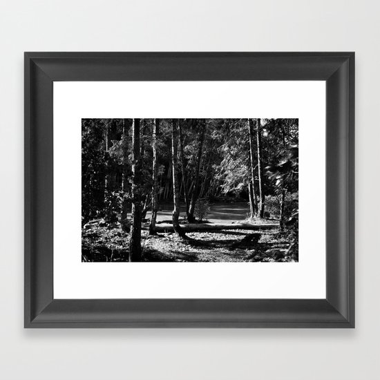 Down by the River Framed Art Print