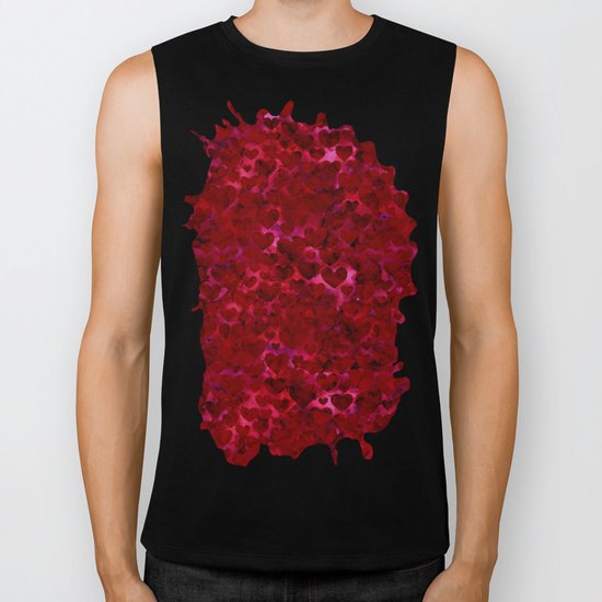 Heart Pattern 06 Biker Tank