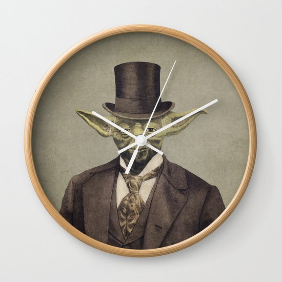 Sir Yodington - square format Wall Clock