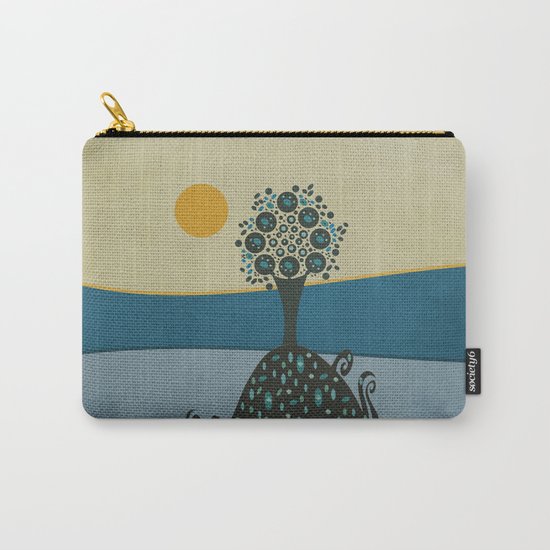 Lone tree in the hills Carry-All Pouch