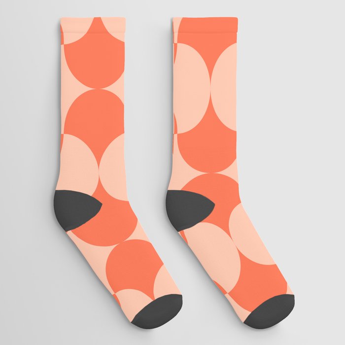 Deco 2 pattern peach Socks