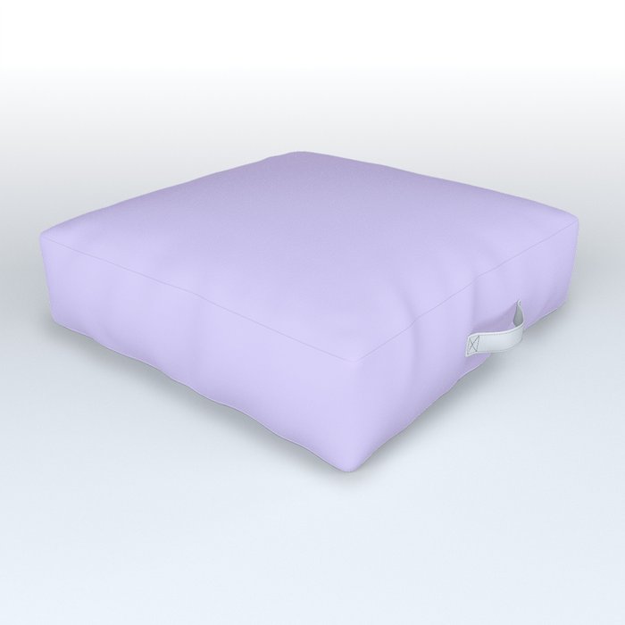 Pale Lavender Solid Color Outdoor Floor Cushion