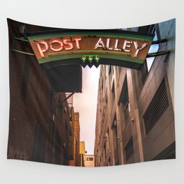 Post Alley in Seattle Washington Wall Tapestry
