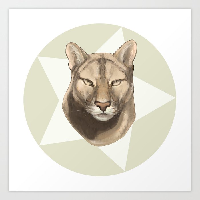 Cougar Art Print