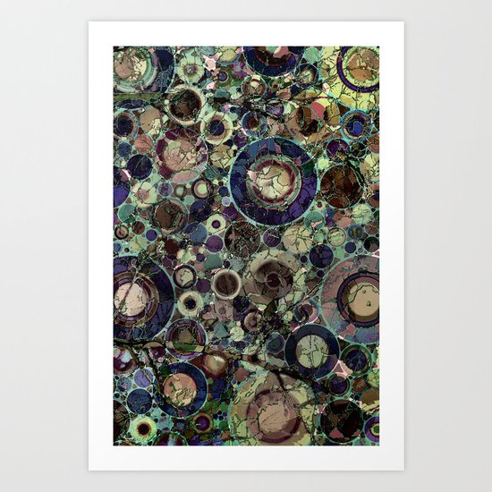 Stone Pattern Fantasy Art Print