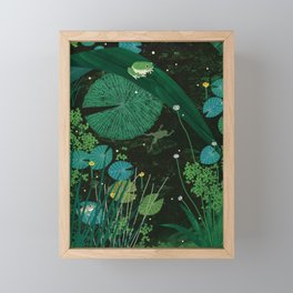 Frog Pond Framed Mini Art Print