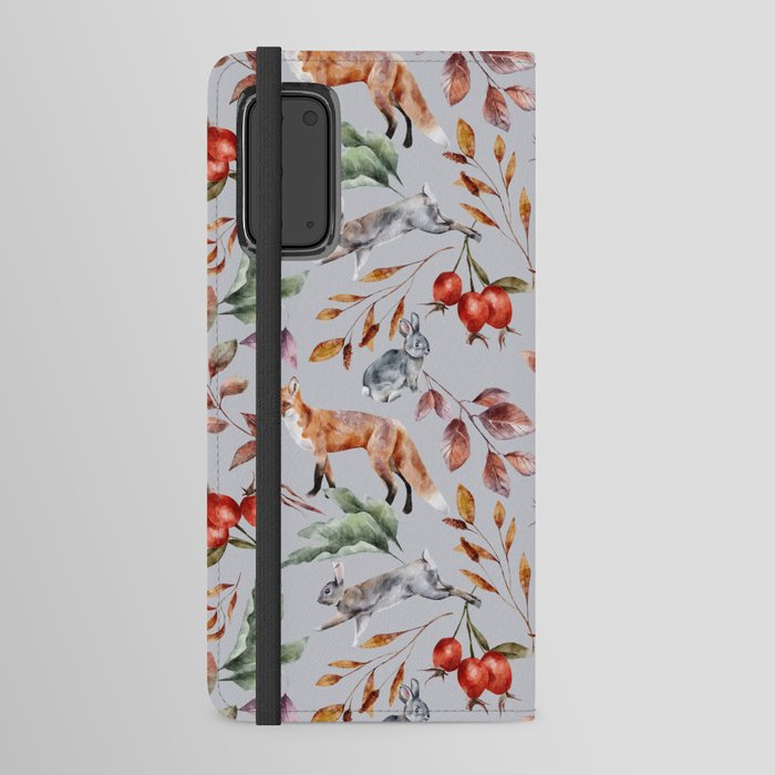 Autumn Watercolor Pattern 15 Android Wallet Case