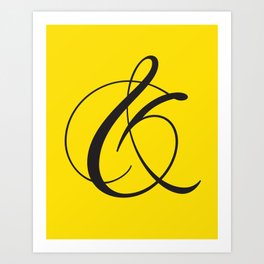 Ampersand 1 Art Print
