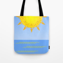 Sun and fiddler Tote Bag