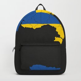 Ukraine Flag Map Backpack | Ukraineborders, Slavaukraine, Ukraineregions, Ukrainian, Blueyellowflag, Ukrainemapoutline, Ukraineoutline, Flag, Ukrainecoastline, Ukraine 