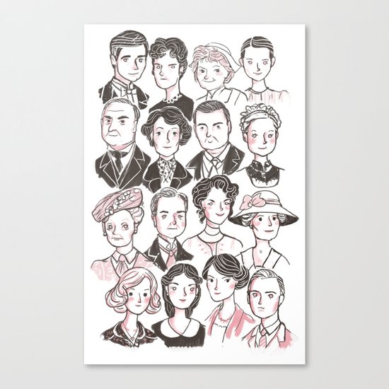 Downton Abbey Canvas Print