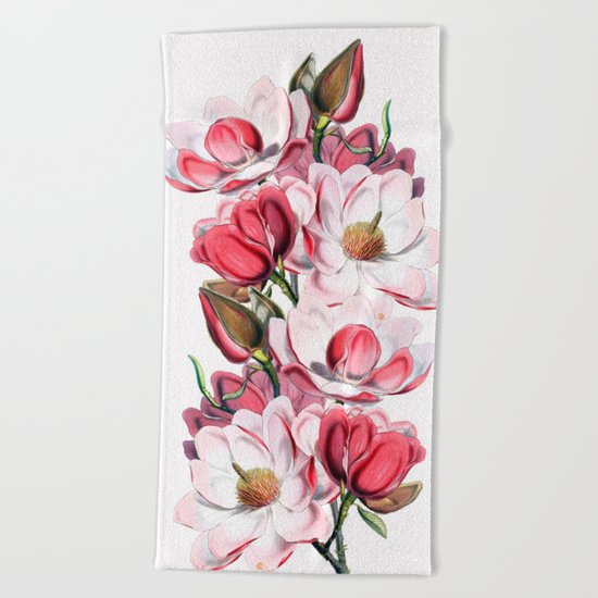 Magnolia 2 Beach Towel