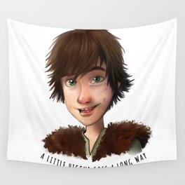 A little Hiccup goes a long way Wall Tapestry