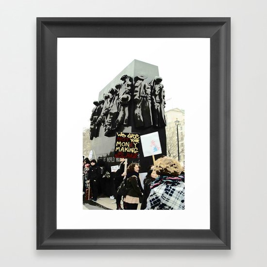 REMEMBERANCE DAY Framed Art Print