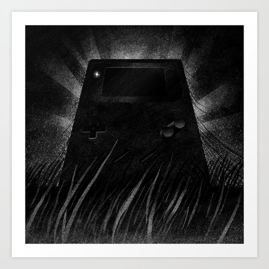 8-bit Zombie Art Print