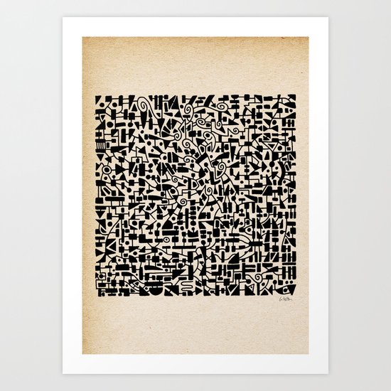 - micro - Art Print