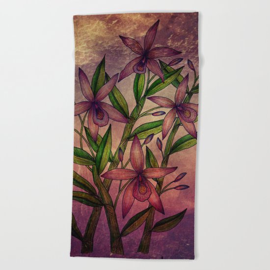 Orchid Beach Towel