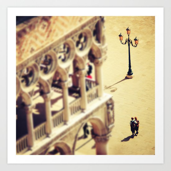 Lovers Venice Italy Travel Photography Art Print