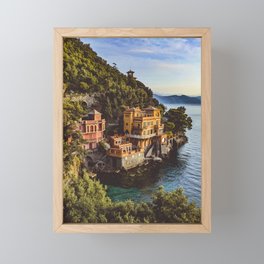 Portofino Hotel on the Sea Framed Mini Art Print