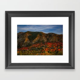 Little Cottonwood Canyon During Sunset | Sandy, Utah | 2023 Framed Art Print