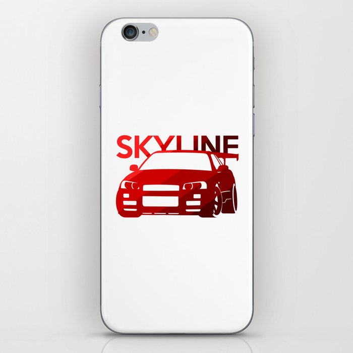 Nissan Skyline GT-R  - classic red - iPhone Skin
