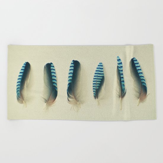 Feathers #1 Beach Towel