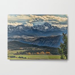 View to Mt Sneffels Metal Print | Photo, Colorado, Digital, 14Er, Rockymountains, Mountains, Landscape, Mtsneffels, Autumn, Color 