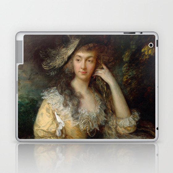 Frances Susanna, Lady de Dunstanville, 1786 by Thomas Gainsborough Laptop & iPad Skin