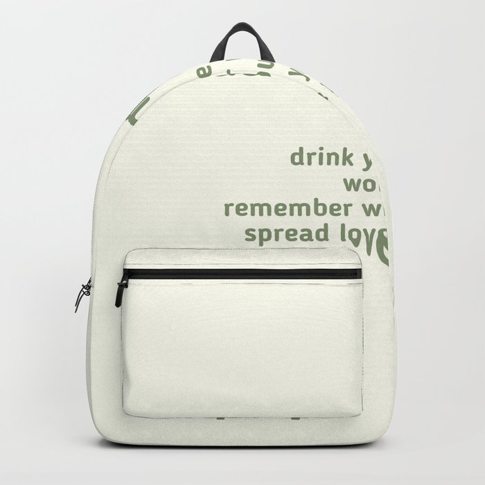 Daily Reminder Quote Backpack