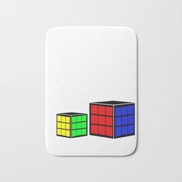 rubiks cube Bath Mat | Riddle, Riddles, Magiccube, Puzzling, Puzzles, Puzzle, Colorfulcube, Colorful, Rubikscube, Gift 