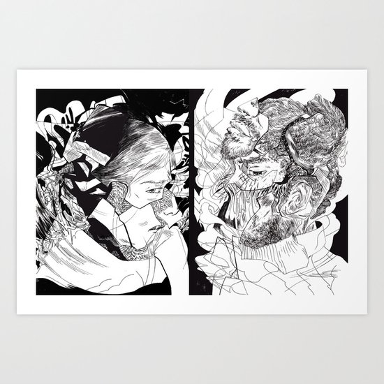 I’MFINEANDYOU? Art Print