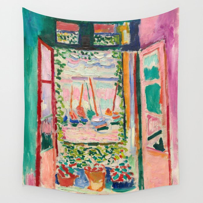 Henri Matisse The Open Window Wall Tapestry