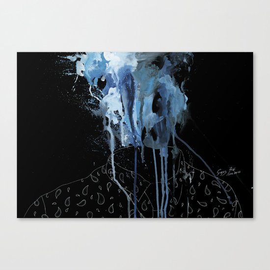 Thousands of faces, none of which I know Canvas Print